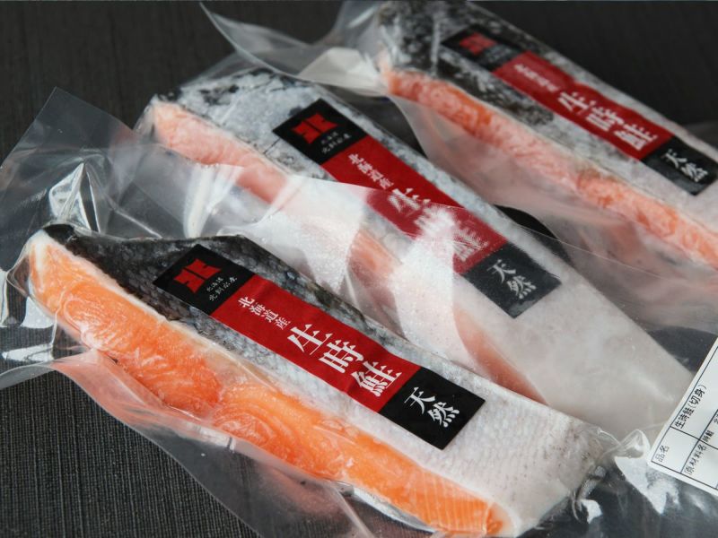 最高級北海道産活〆「時鮭」【切り身】3切入（1切90～100ｇ前後/急速冷凍）【A】 | かにと言えば北海道 北釧水産